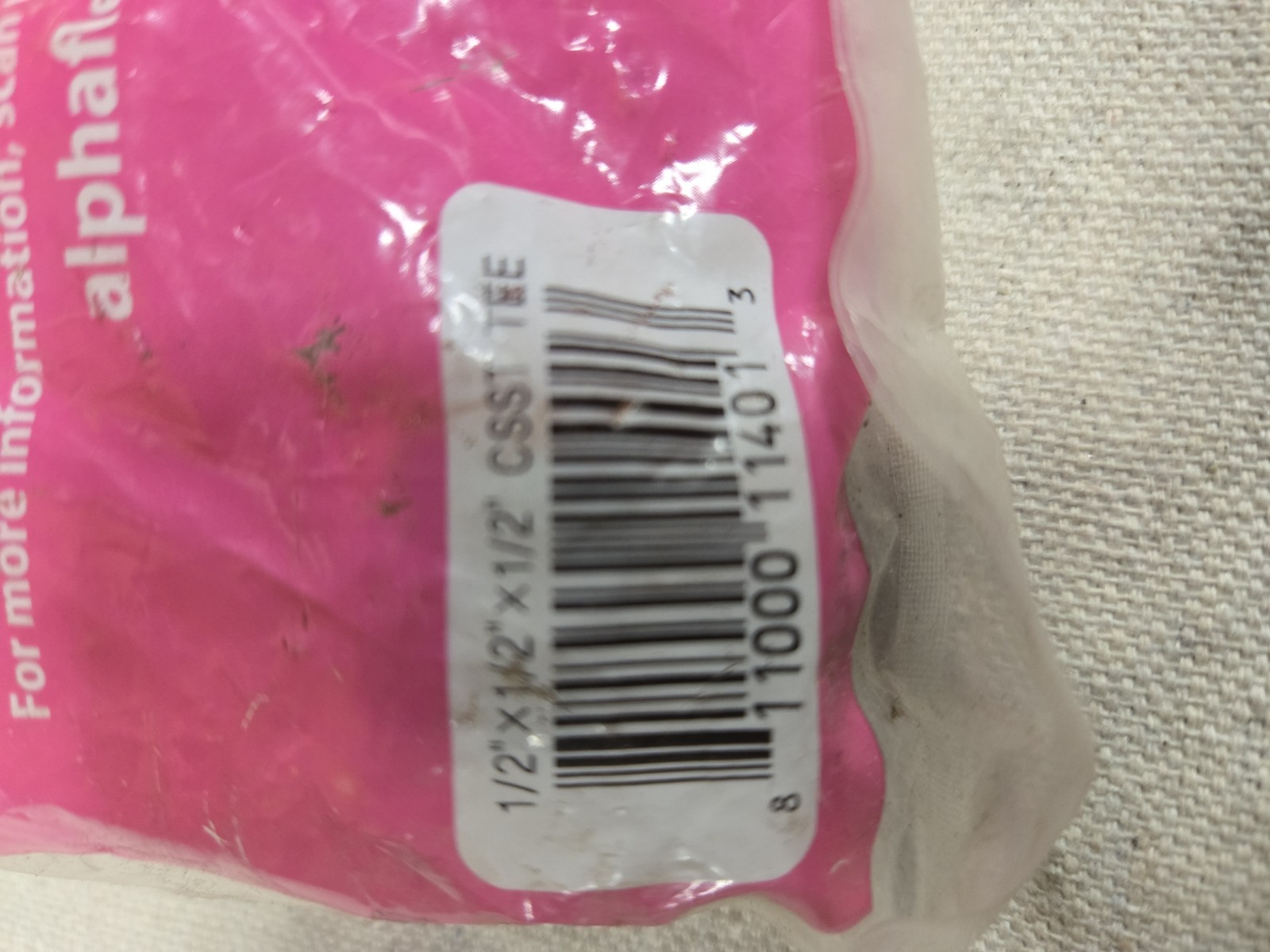 Alpha-Flex 1/2in x 1/2in x 1/2in CSST Tee