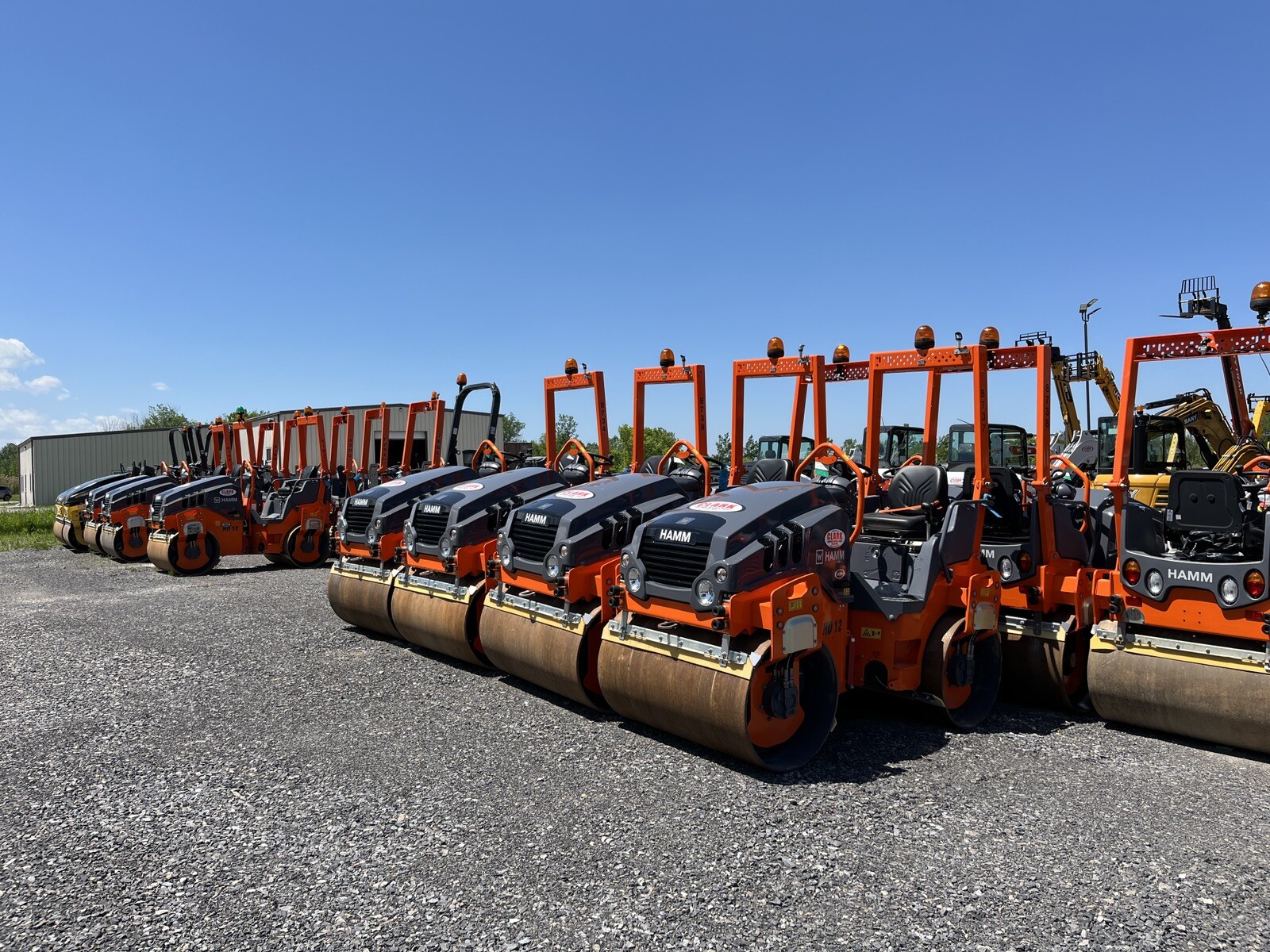 2023 HAMM HD12 VV 47" Double Drum Vibratory Ride On Roller Compactor