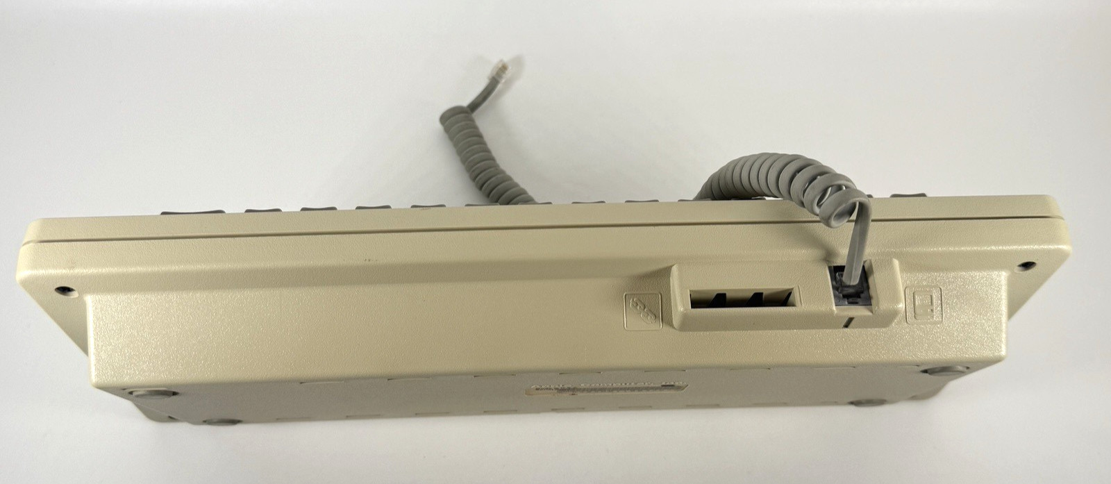 Apple Keyboard and Cable for Macintosh 128k 512k Mac Plus RARE Vintage M0110
