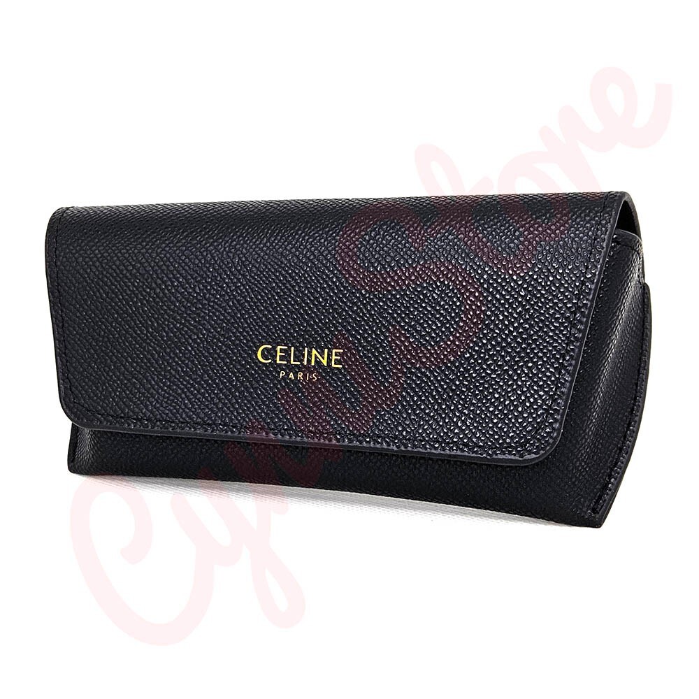 Celine Universal Black Medium Soft Case for Sunglasses & Eyeglasses with Cloth