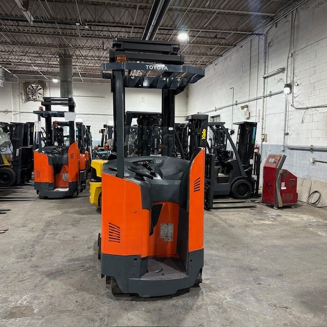 2019 Toyota 9BRU23 4500lb Used Reach Forklift Triple Mast Sideshift 4564 Hours