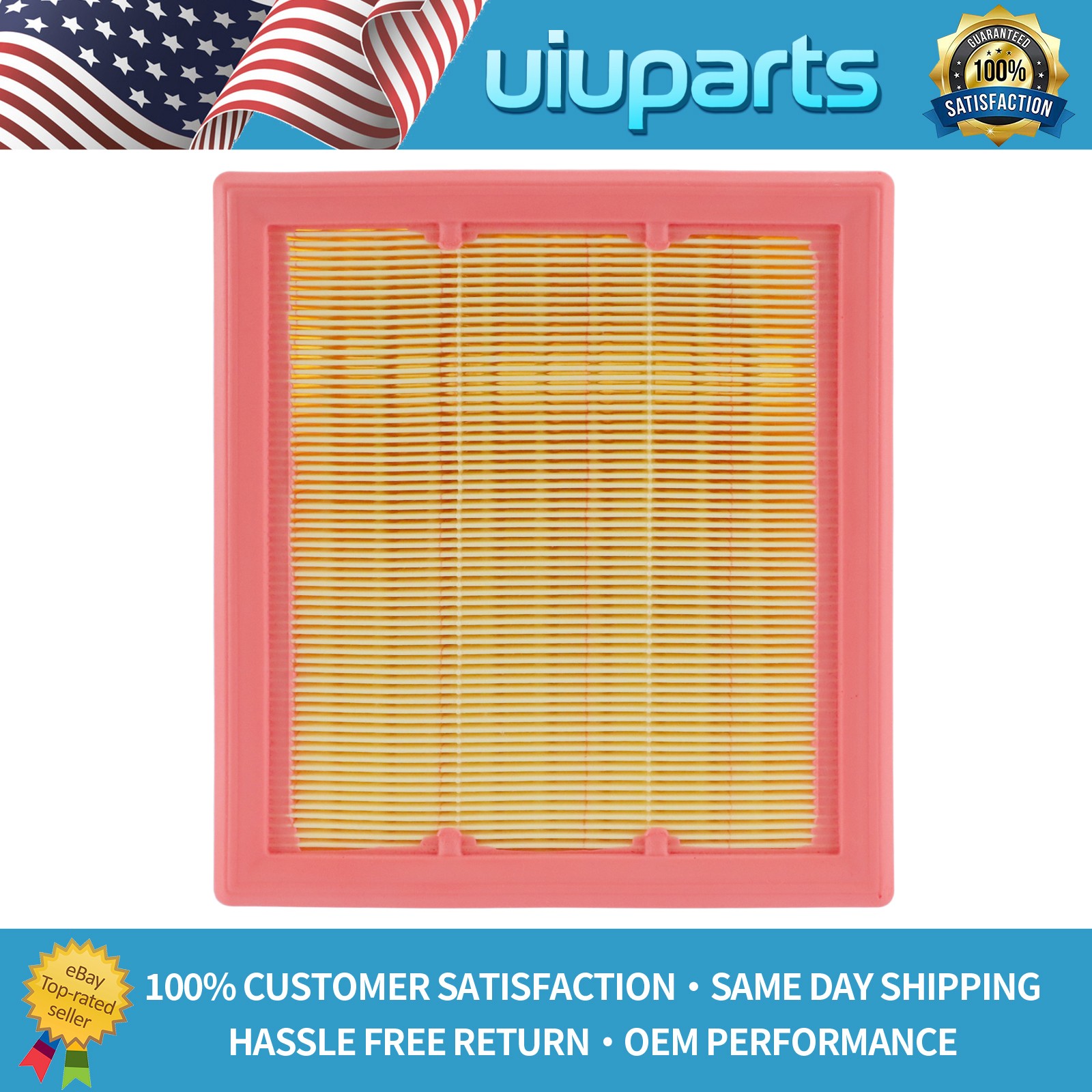 CA12066 Engine Air Filter for Jeep Compass Renegade Fiat 500X Ram ProMaster City