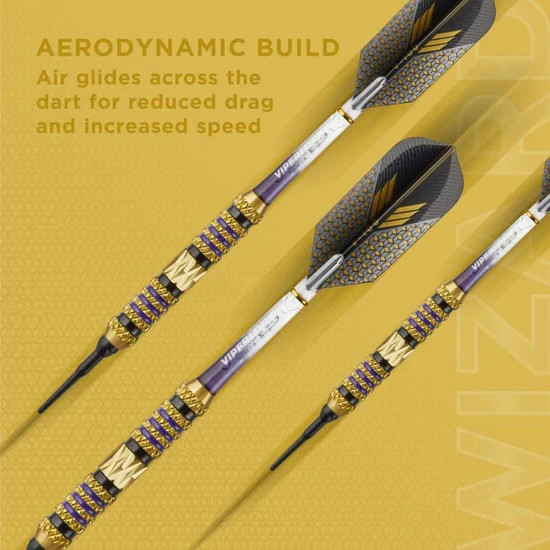 VIPER WIZARD SOFT TIP DARTS 18 GR DIAMOND CUT BARREL NEW SHIP FREE FREE FLIGHTS