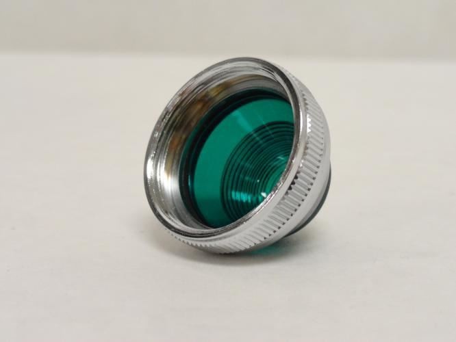 180927 New-No Box; Dialight 080-0531-303 Incandescent Panel Mount Lens; Green