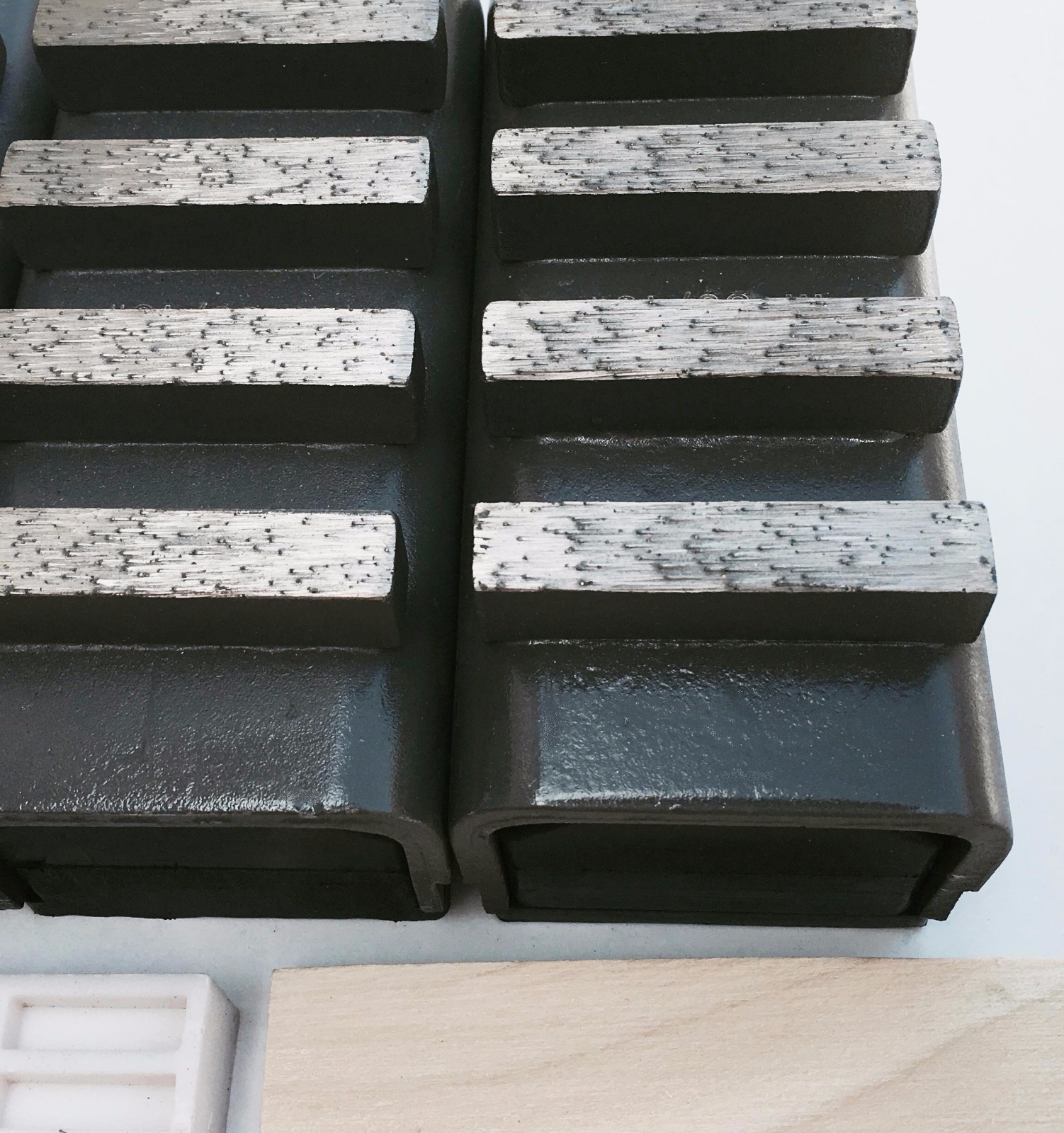 New 3PK 30/40 Med Bond Diamond Grinding Blocks Fit EDCO,STOW,HUSQ.&Gen. Grinders