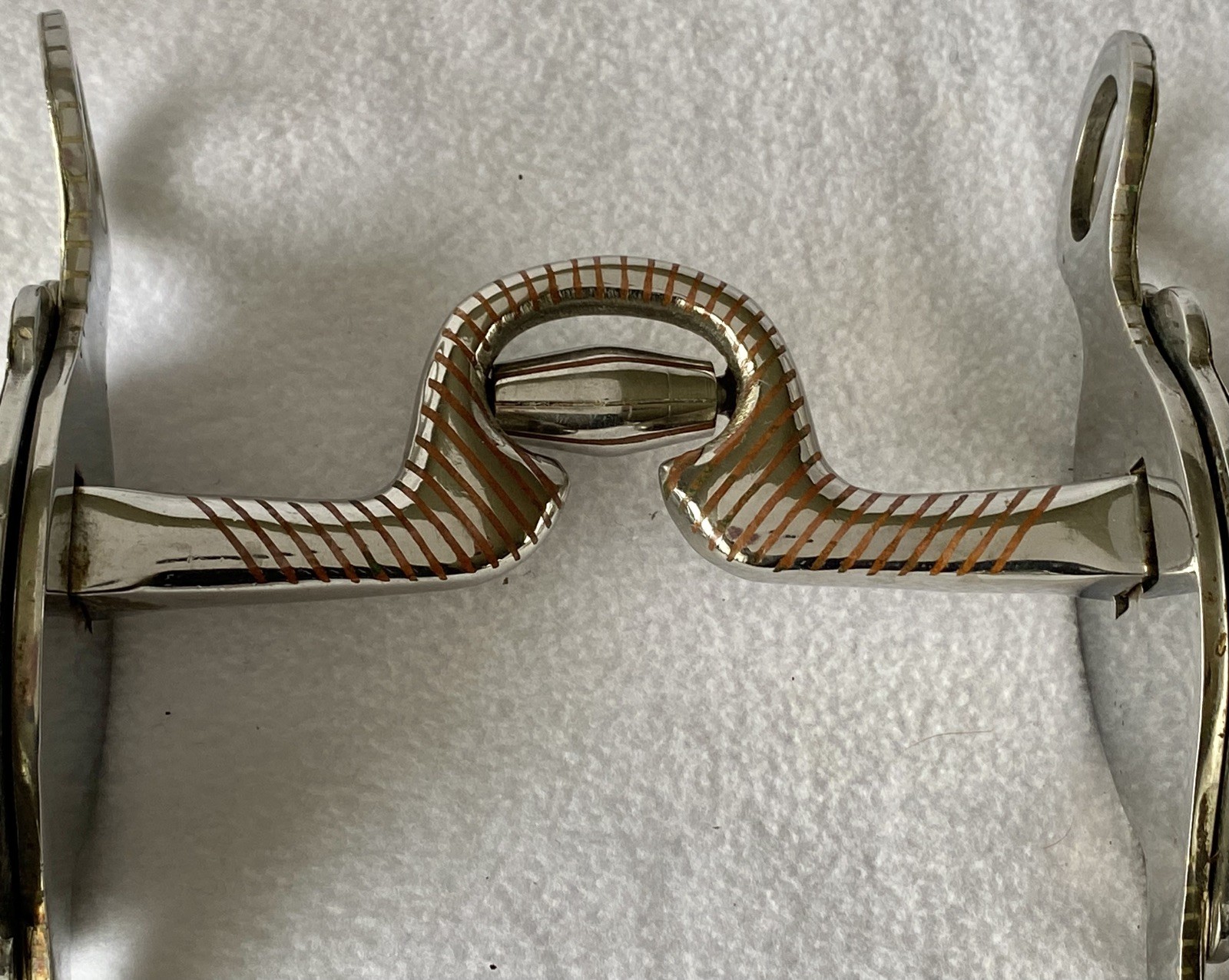 Gorgeous Vintage Silver BILLY ROYAL Arabian Morgan Show Bit~5" Frog Roller Mouth