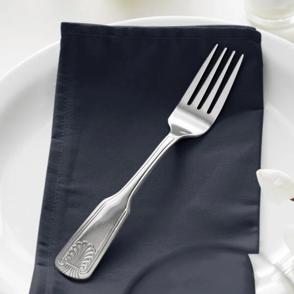 12 SHELLEY EXTRA HEAVY WEIGHT DINNER FORKS 18/0 S/S FREE SHIPPING US ONLY