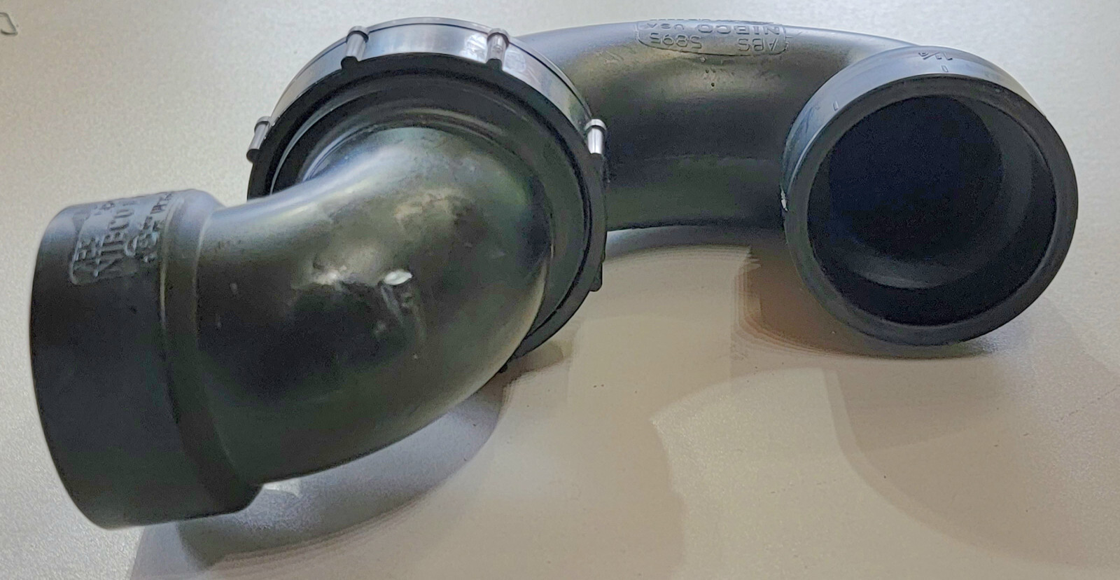 Nibco 5895 ABS 1-1/4" x 1-1/4" P-Trap w/ Union Joint RV Trailer Motorhome