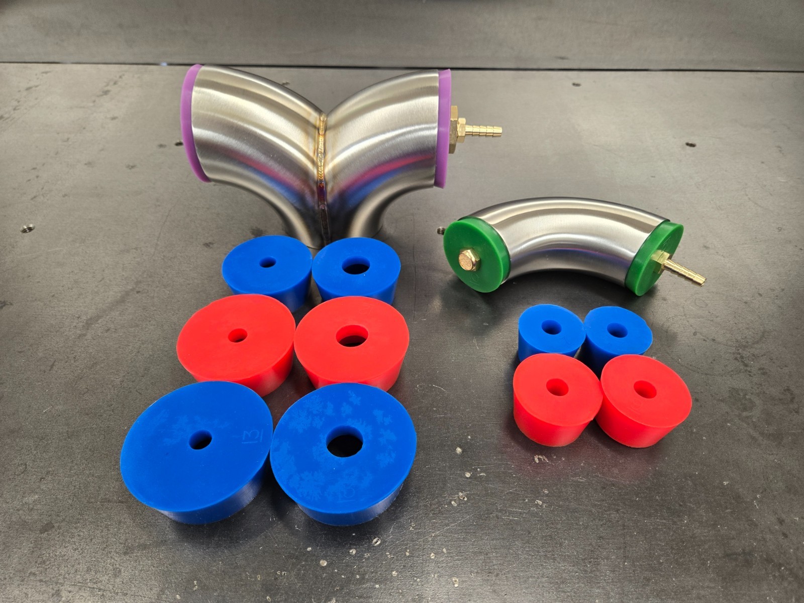 Silicone Purge Plug Kit with Diffusers 1.5 to 3 inch for Tig Welding Stainless