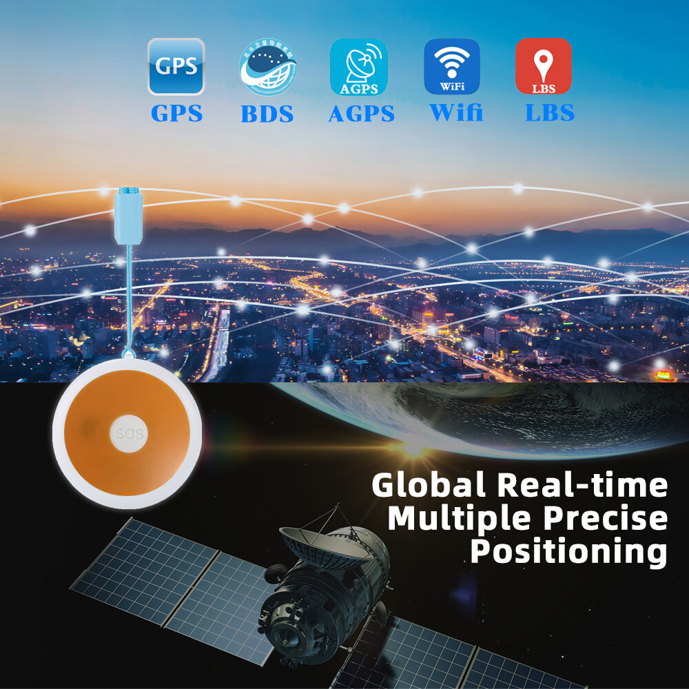 4G Mini GPS Tracker Real time Tracking Device SOS Location For Kids Elderly