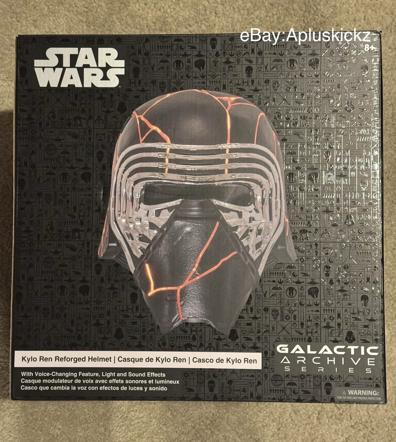 Disney D23 Star Wars Galactic Archive Series Kylo Ren Reforged Helmet NIB!