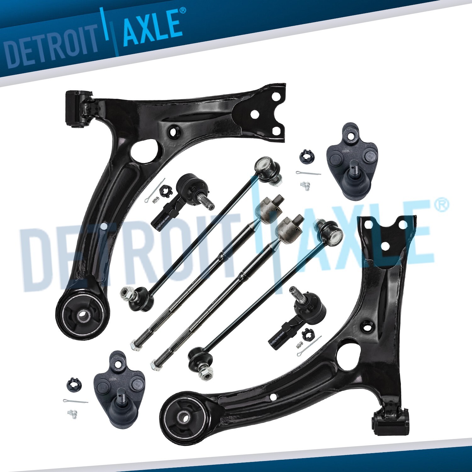 FWD Front Control Arm Sway Bar Tie Rod for 2003-2008 Pontiac Vibe Toyota Matrix