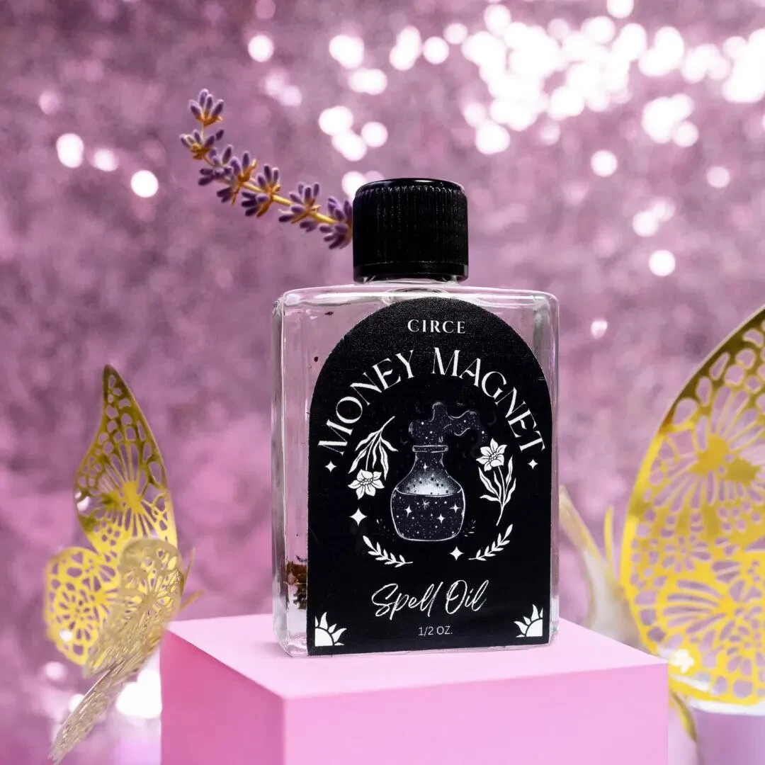 Money Magnet Spell Oil | 1/2 oz Anointing Oil for Wealth & Prosperity