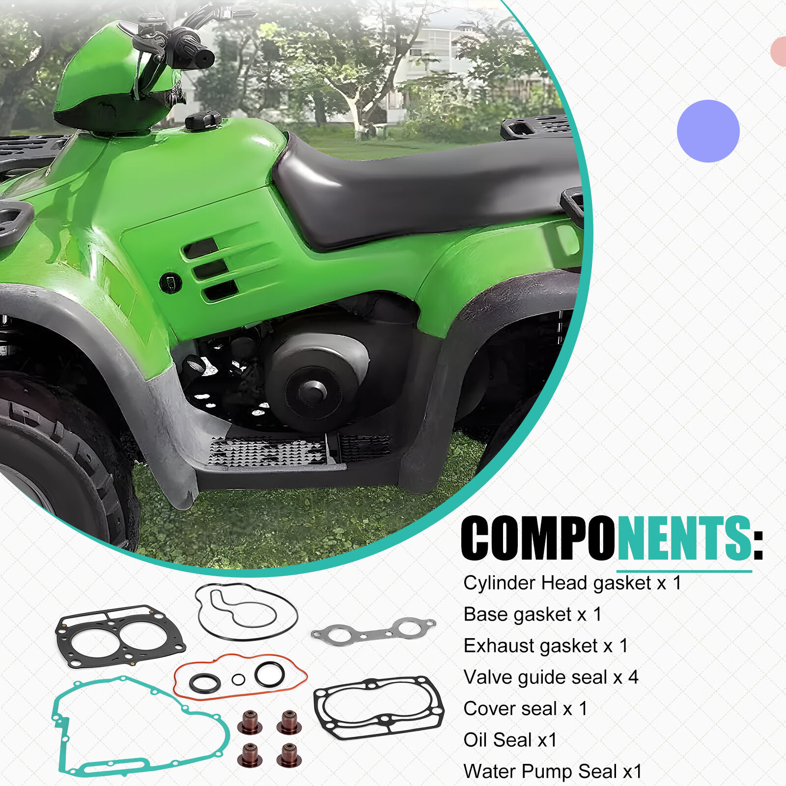 TOP END HEAD GASKET KIT FOR POLARIS RZR RANGER SPORTSMAN 800 700