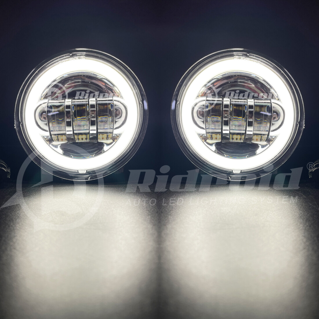 For Pontiac Firebird Trans Am 1993-2002 4.5 inch LED Fog Light Halo Passing Lamp