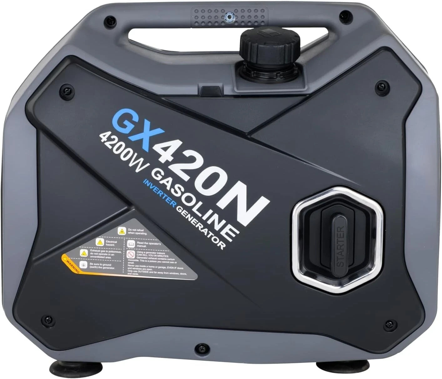 Pulsar 4200W Quiet Portable Gas Inverter Generator RV & Home Backup Ready GX420N