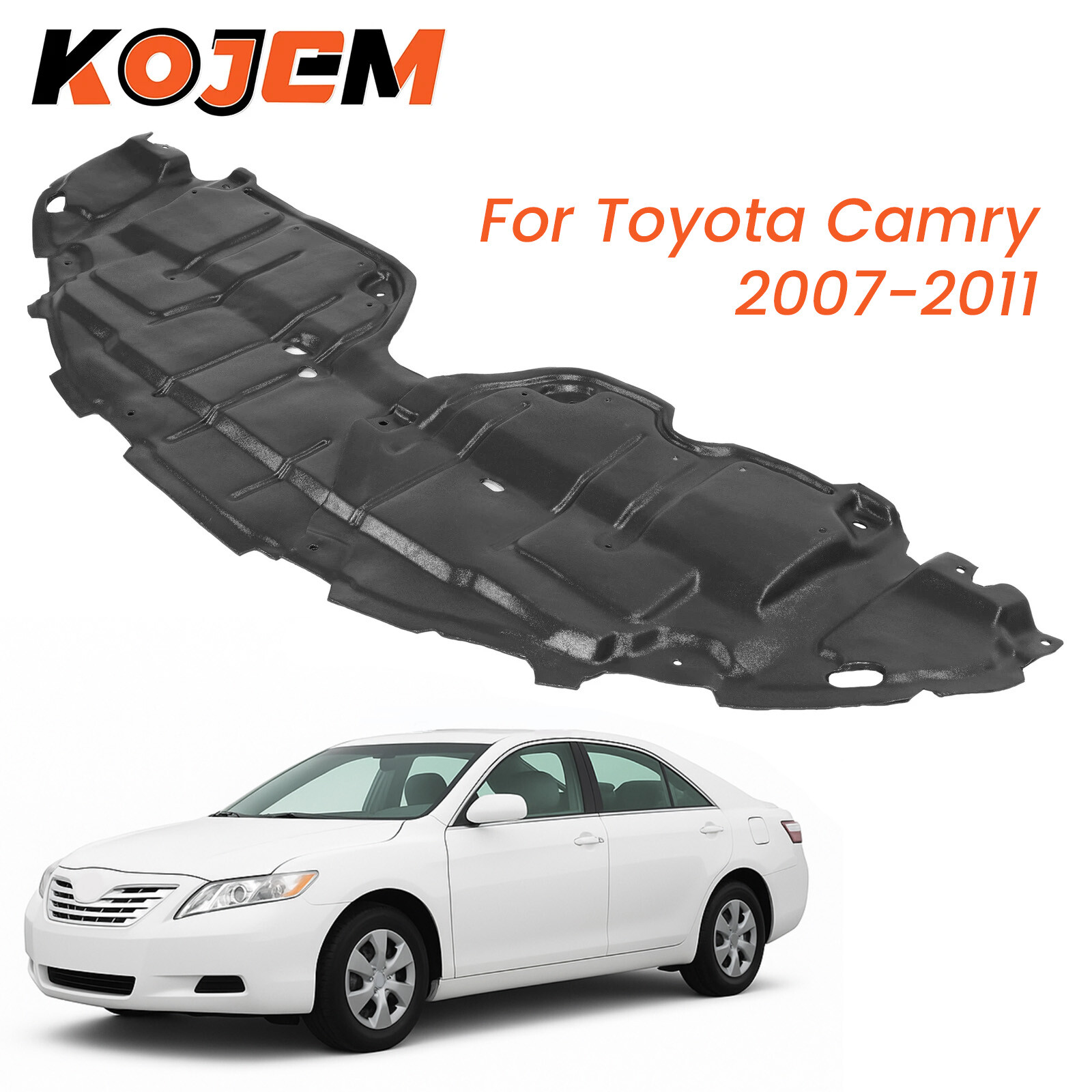 Driver & Passenger Side Engine Under Splash Shield Cover For Toyota Camry 07-11