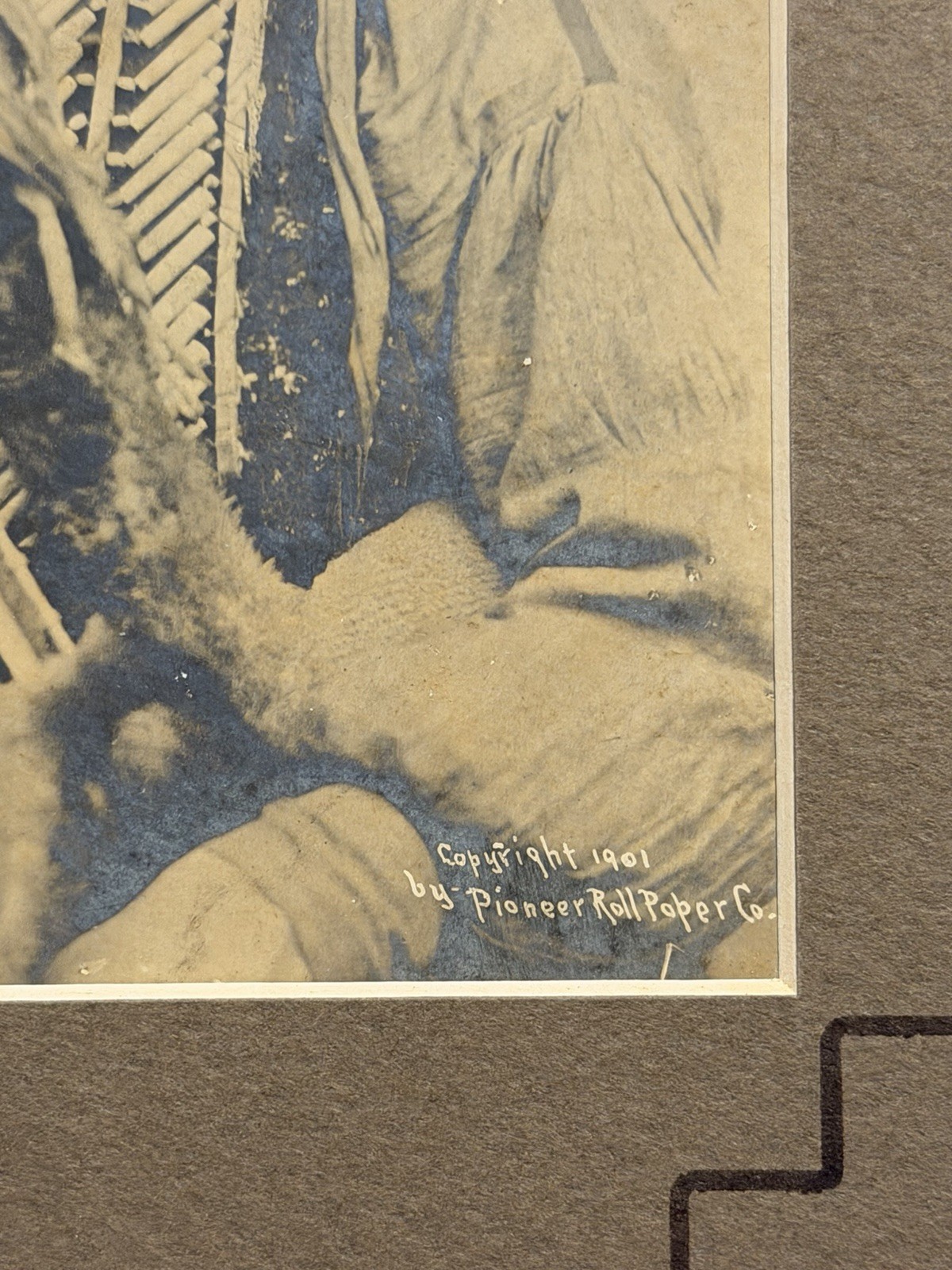 Antique Native Amerian Indian Photograph of Kicking Bird (Teneangop'te) Cheif