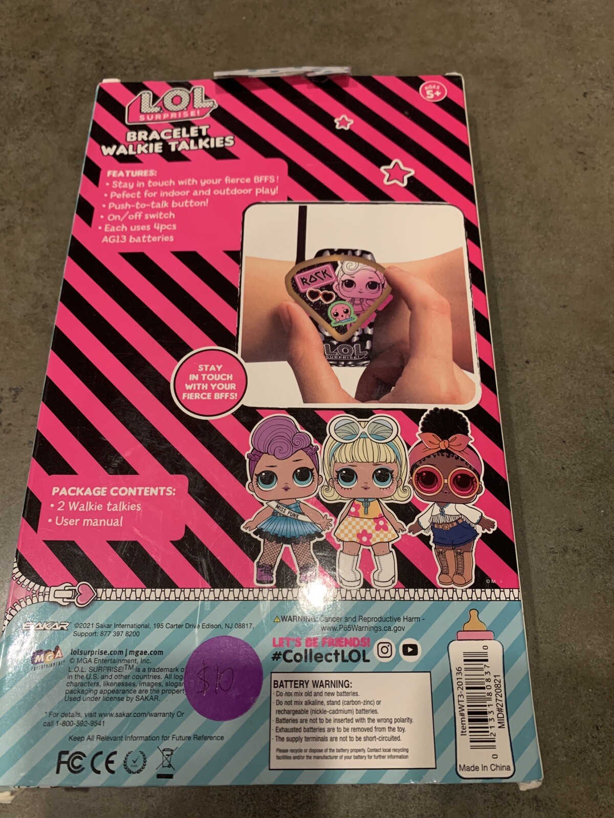 LOL Surprise Bracelet Walkie Talkies Electronic Girls Toys