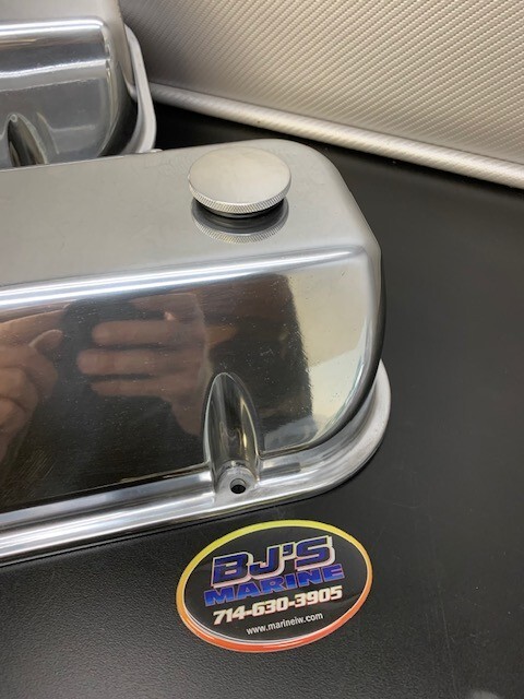 Angle Cut Aluminum Valve Covers 454 502 Big Block Chevy