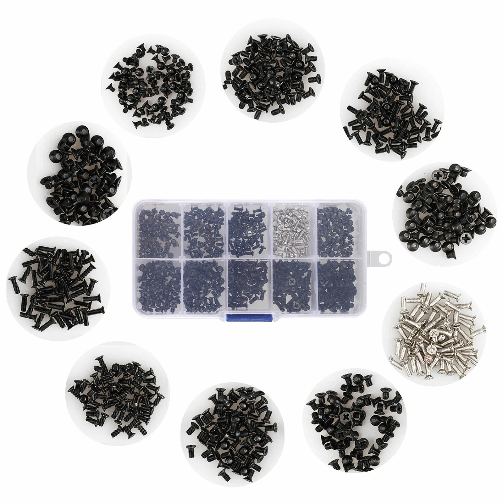 500Pcs Laptop Computer Screws Set Kit For HP Dell Lenovo Sony Toshiba SAMSUNG