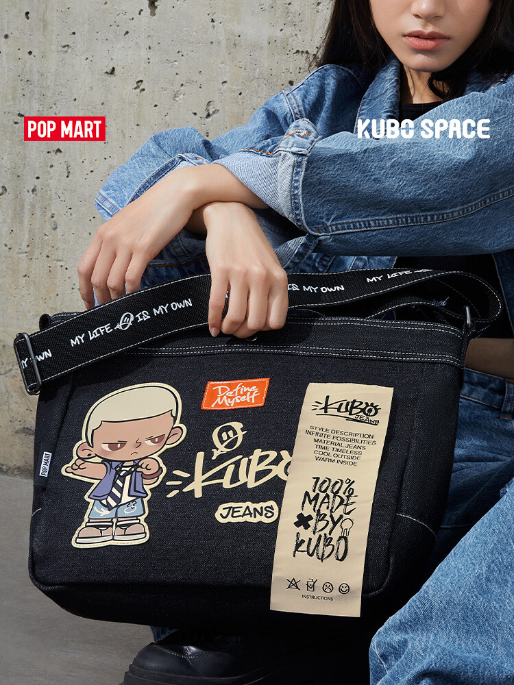 100%Authentic POPMART KUBO JEANS series Cross Body Bag Cute Gift