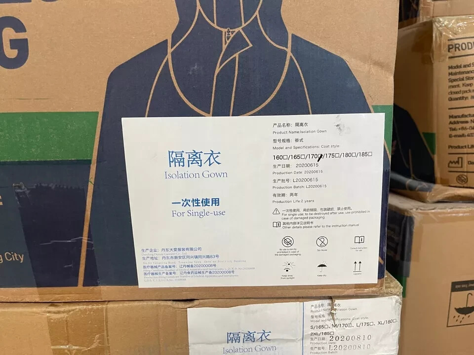 Disposable Medical Isolation Gowns AAMI Level 3 Individually Packed New 10/20/50