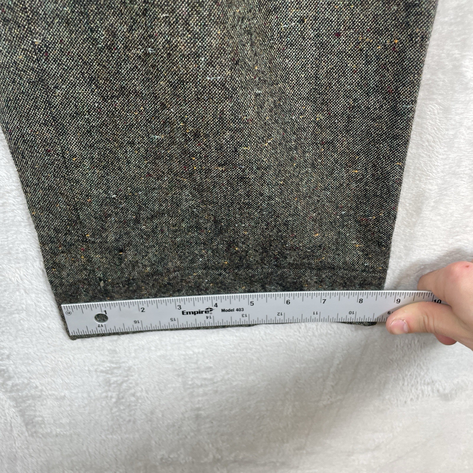 Vtg 50s Drop Loop Wool Slacks Men’s 32x32 Pendleton Rockabilly Pants Pleated 40s