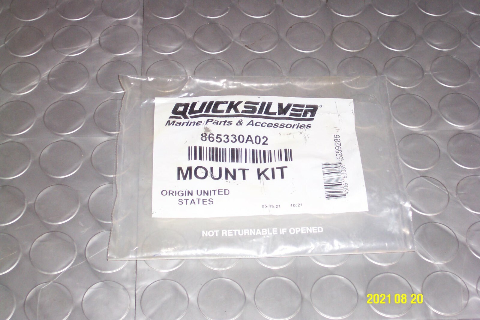 Mercury Mercruiser Quicksilver Bellhousing Rear Engine Mount Kit 865330a02 Pair