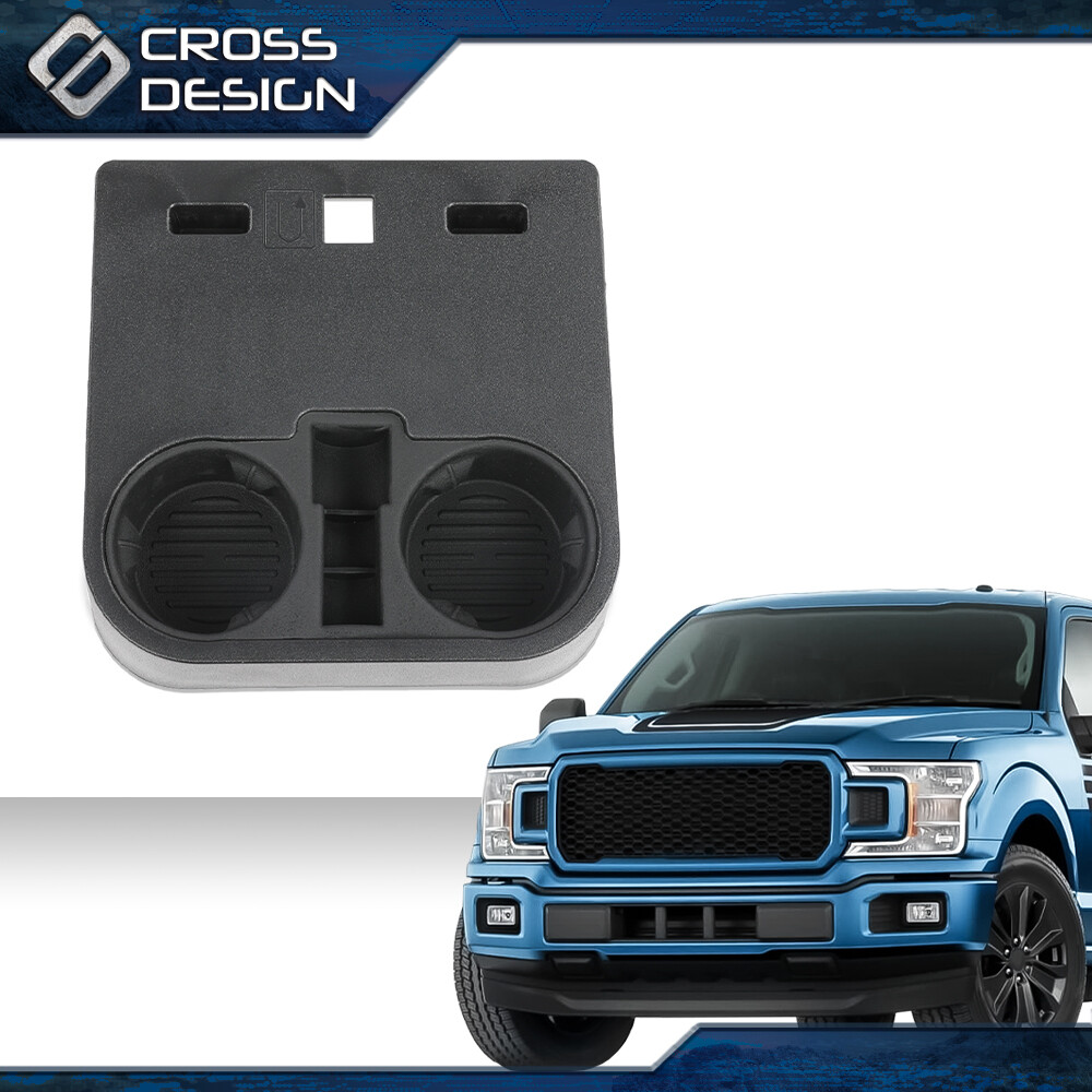 Center Cup Holder Fit For 2015-2020 Ford F150 Super Duty Under Front Bench Seat