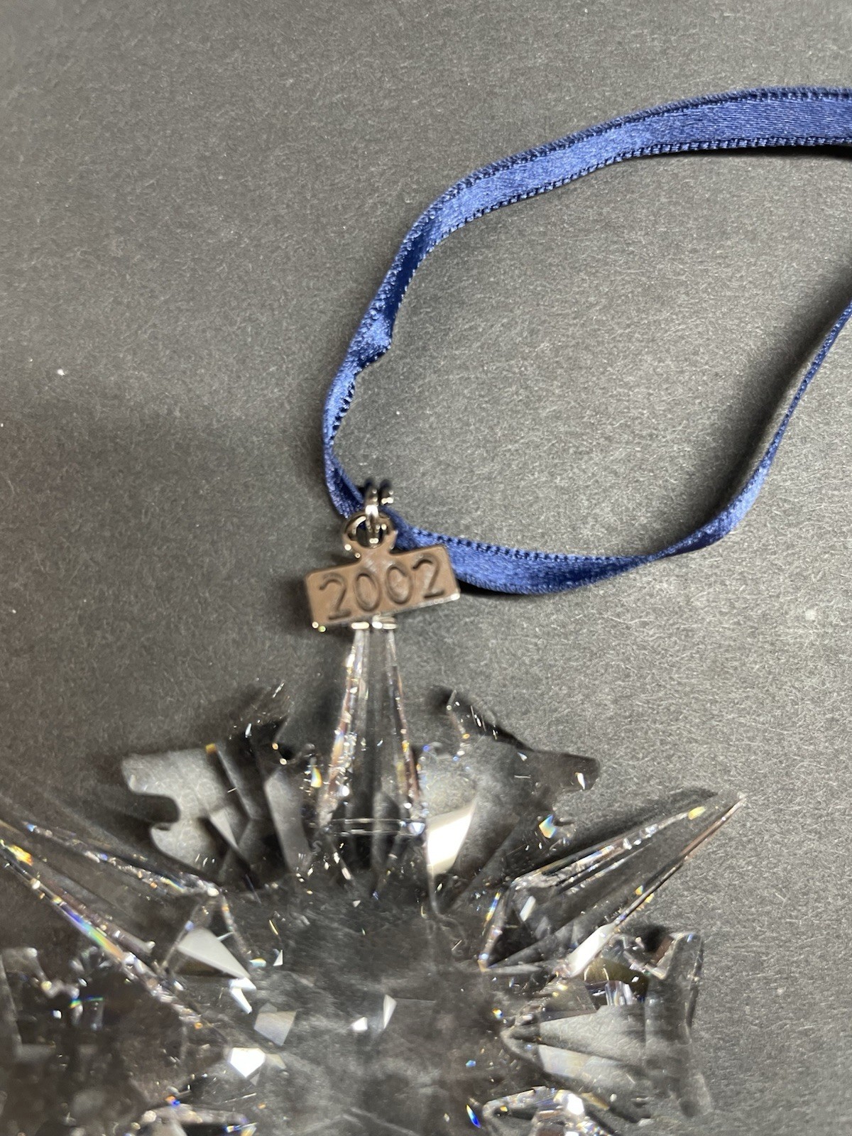 Swarovski Crystal 2002 Large Annual Edition Christmas Holiday Ornament 288802