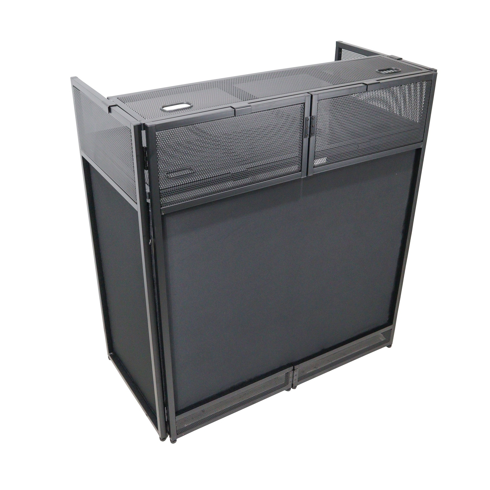 ProX XF-VISTA BL MK2 DJ Facade Table Station White & Black Scrims and Padded Bag