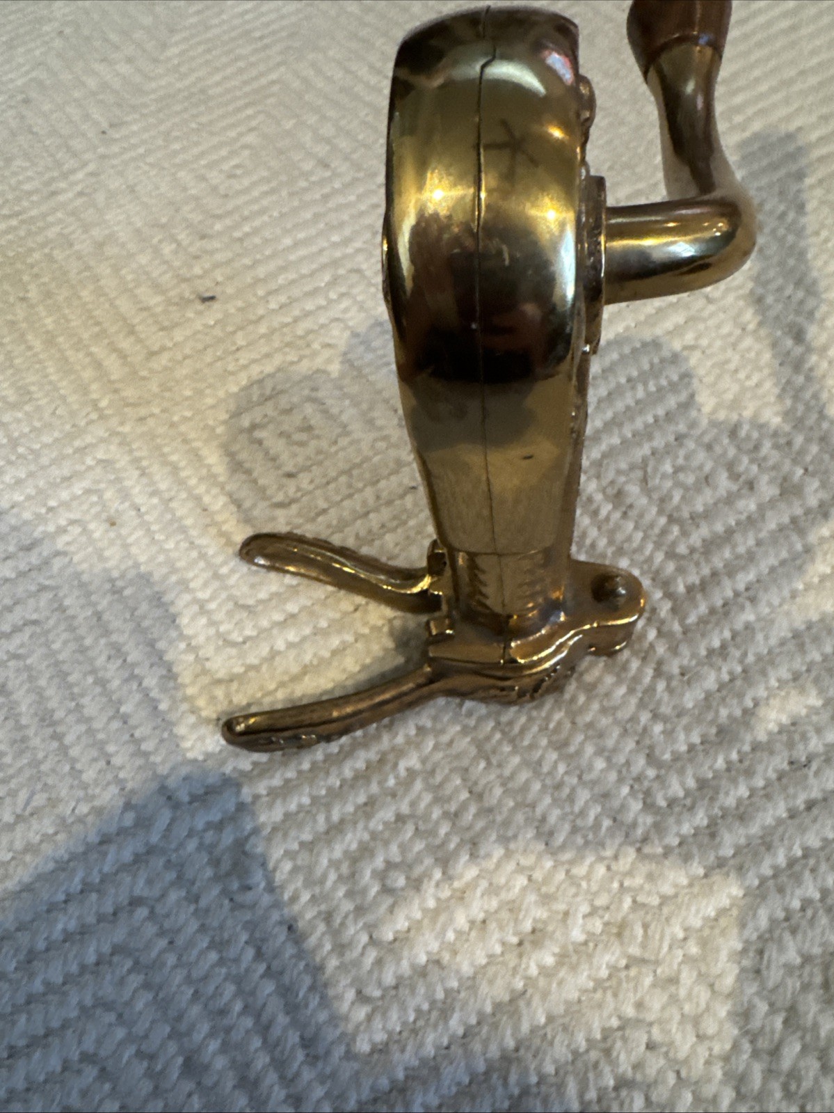 Antique French Bronze Vintner Wine Bottle Cork Corkscrew Cherubs EXCELLENT COND