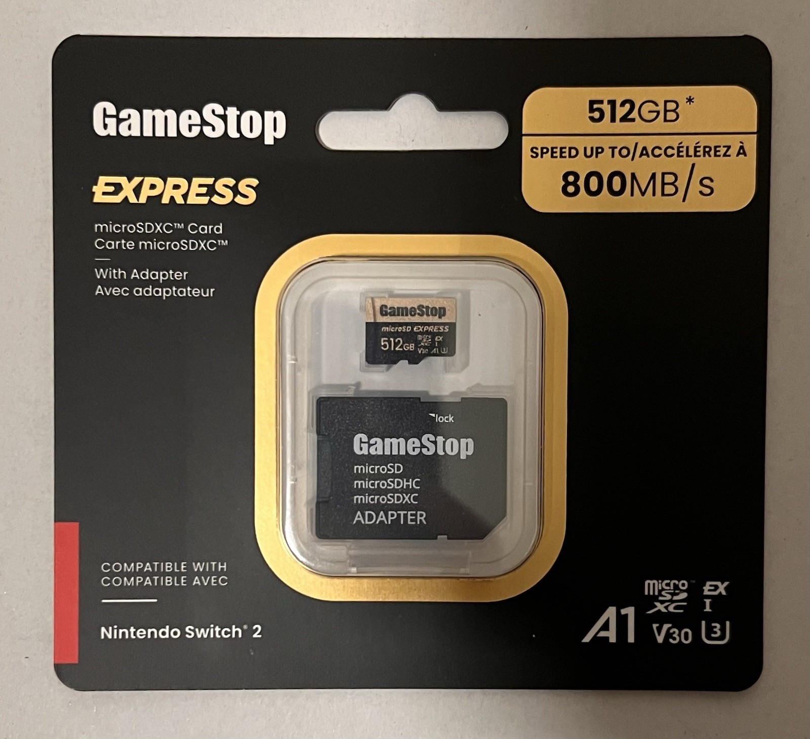 Nintendo Switch 2 GameStop 512GB Express Micro SD Card l SHIPS FAST