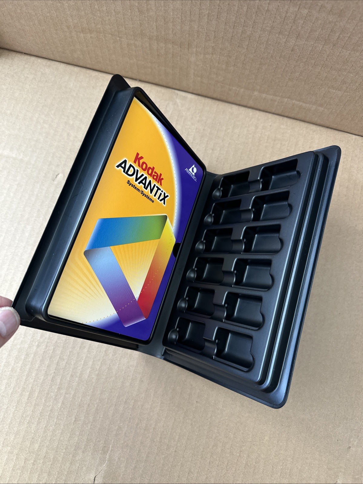 NEW LOT OF 3 Vintage Kodak Advantix Organizer For APS Holds 12 Cassettes Each