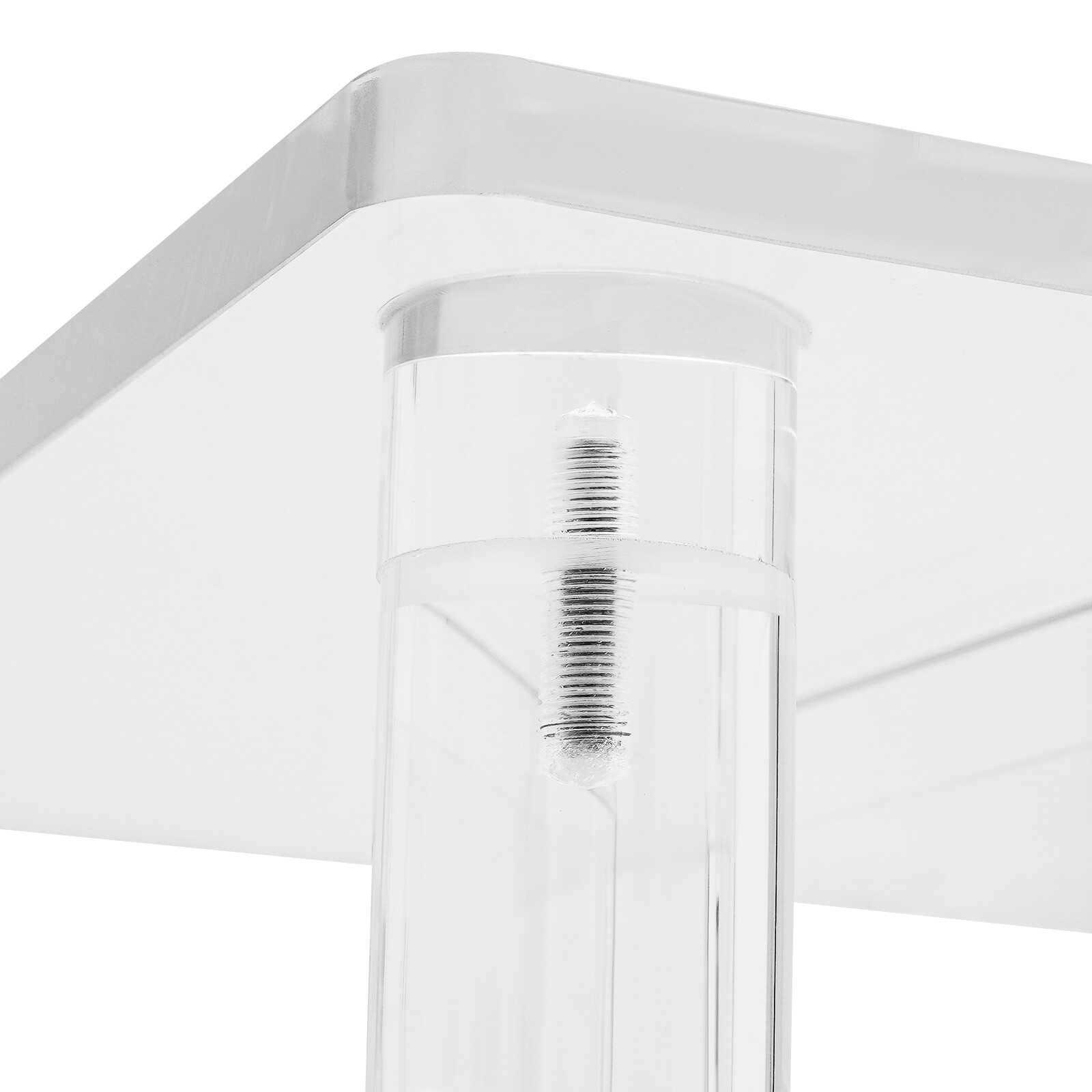 Acrylic Makeup Vanity Desk - Clear Vanity Table w/ Drawer - Small Makeup Table