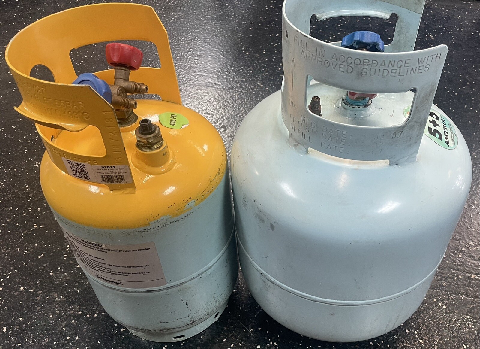 Mastercool (67011) and Amtrol Recovery Tanks