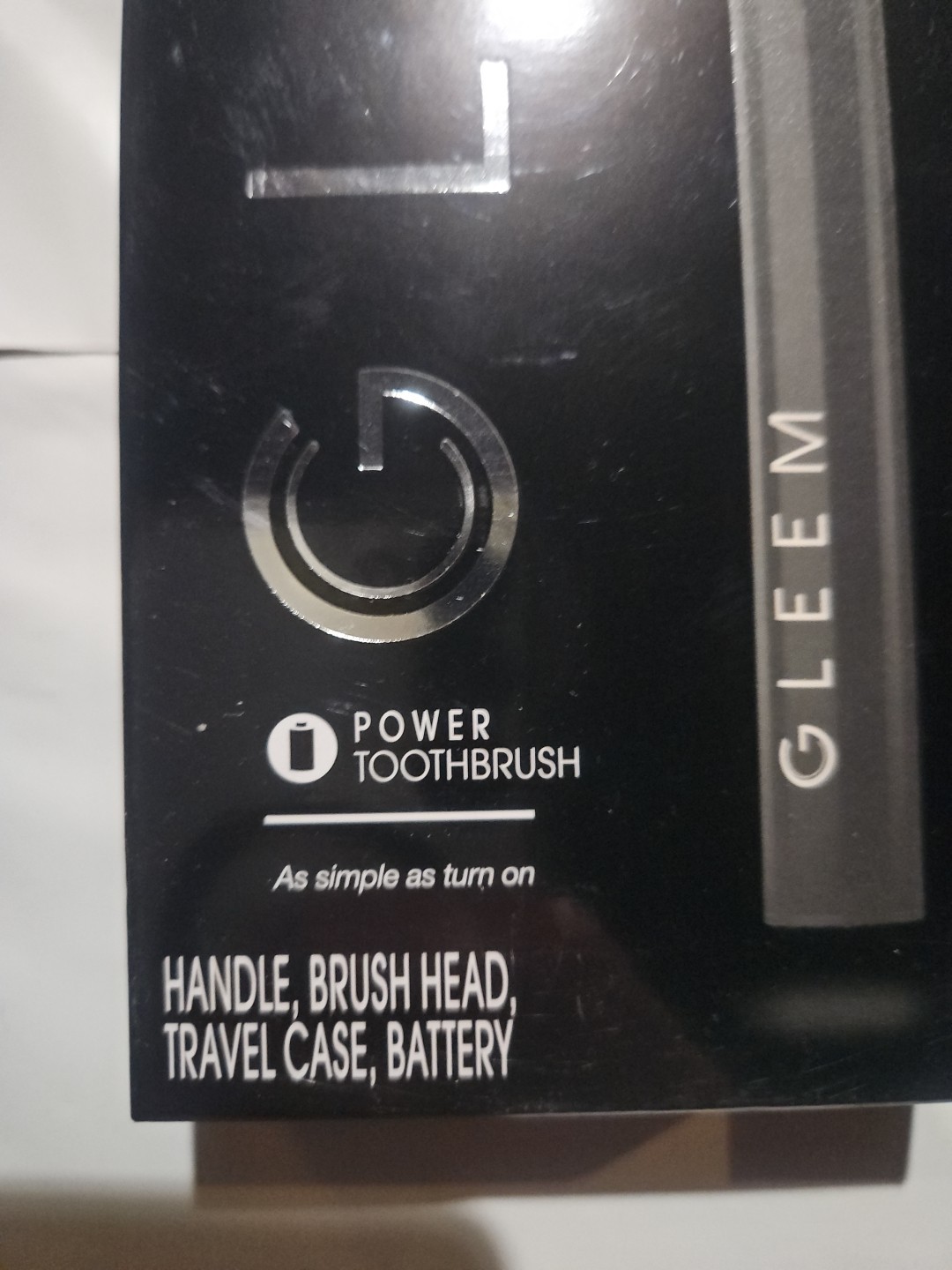 Lot of 2 Gleem Electric Power Toothbrush Battery Black Free S&H Factory Sealed