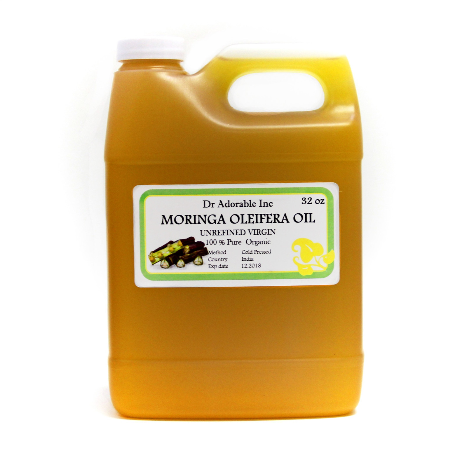 UNREFINED MORINGA OIL PREMIUM 100% PURE ORGANIC COLD PRESSED VIRGIN 2 oz up 7 lb