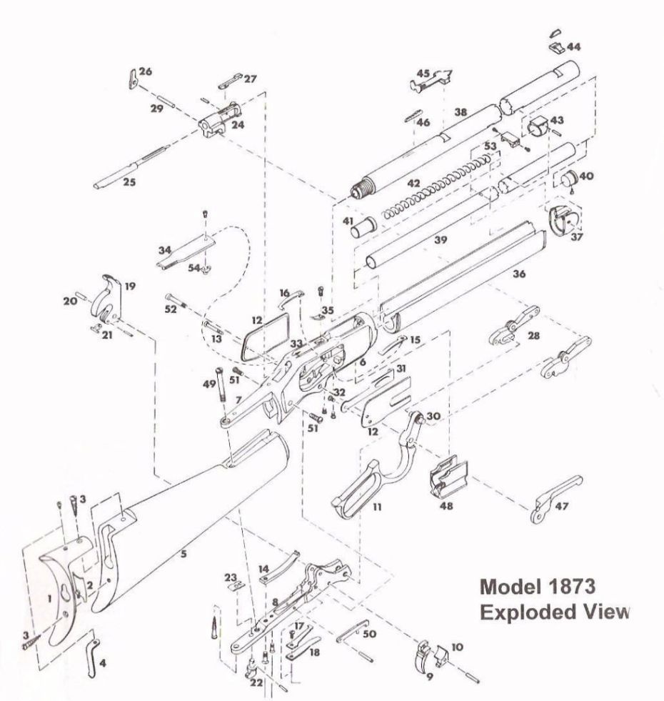Universal Replacement Magazine Tube Spring 30-30, 38-40, 44-40 Winchester,Marlin