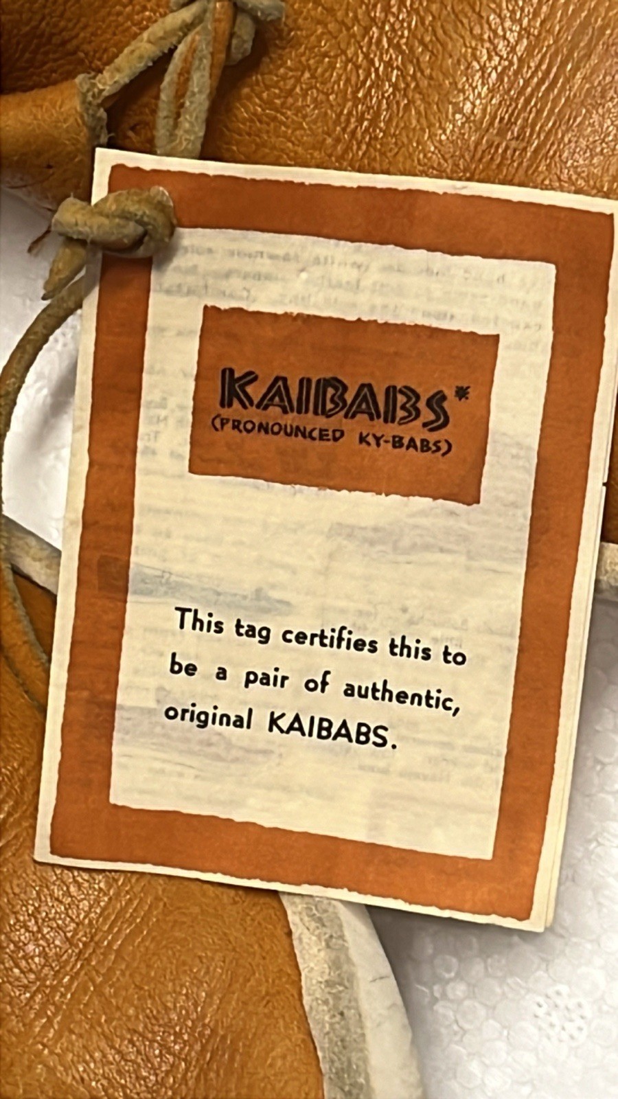 Original Kaibab Mocassins Traditional Navajo Leather Lace No Size 9.5” Length