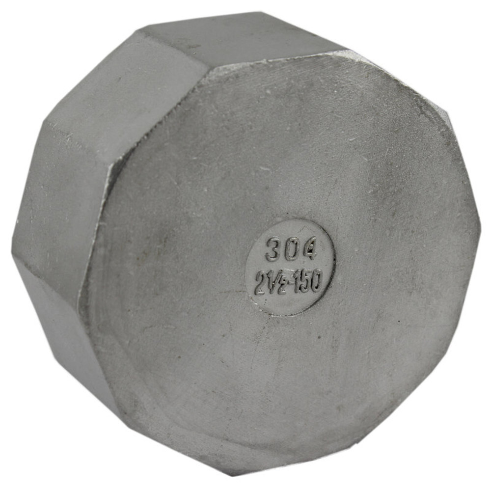 Duda Energy Female NPT Stainless Steel Pipe Fitting Cap