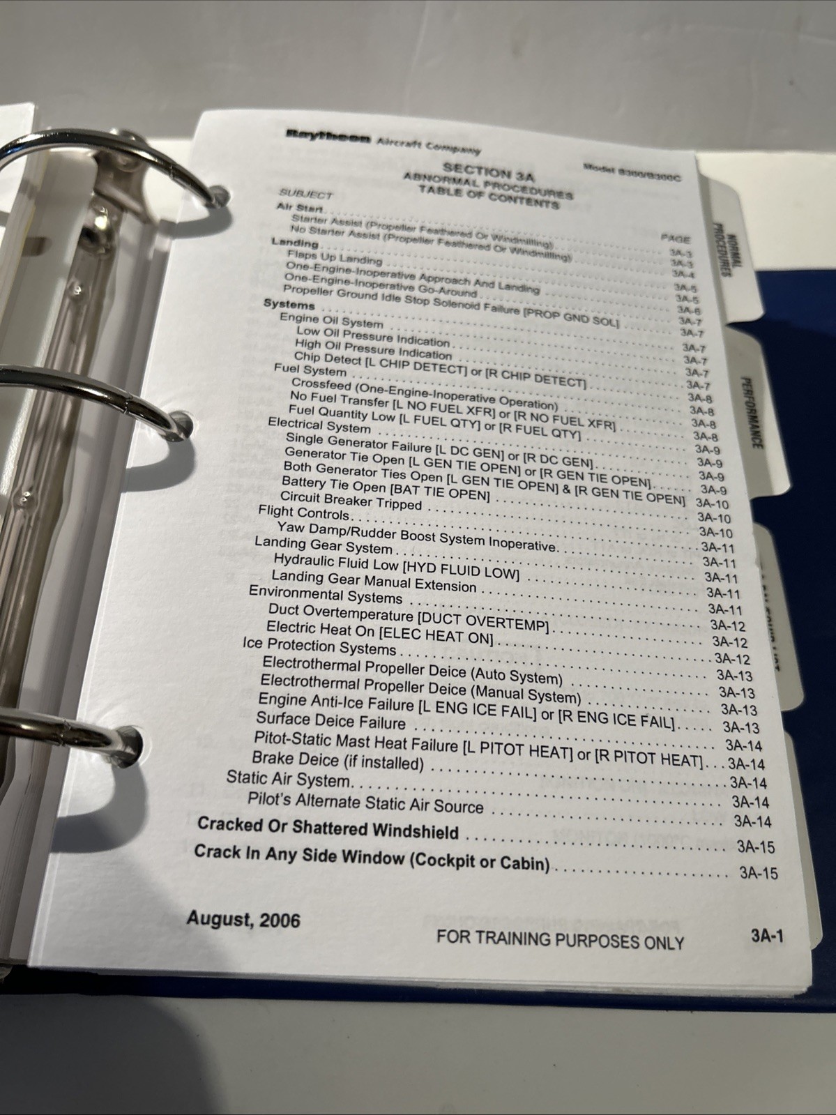 Flight Safety International Pilot Manual Super King Air 350 350C Updates to 2009