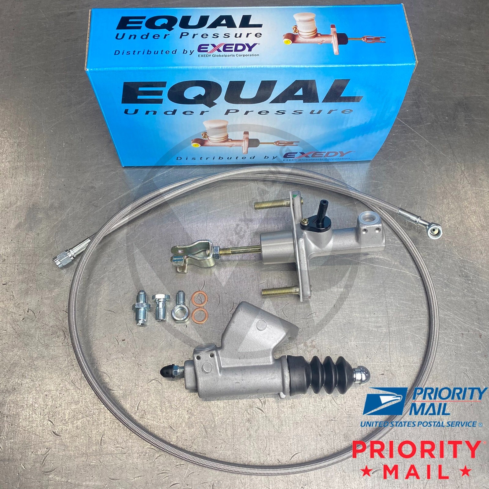 Budget EM2 Clutch Master Cylinder Kit & Stainless line for 02-06 Acura RSX (all)
