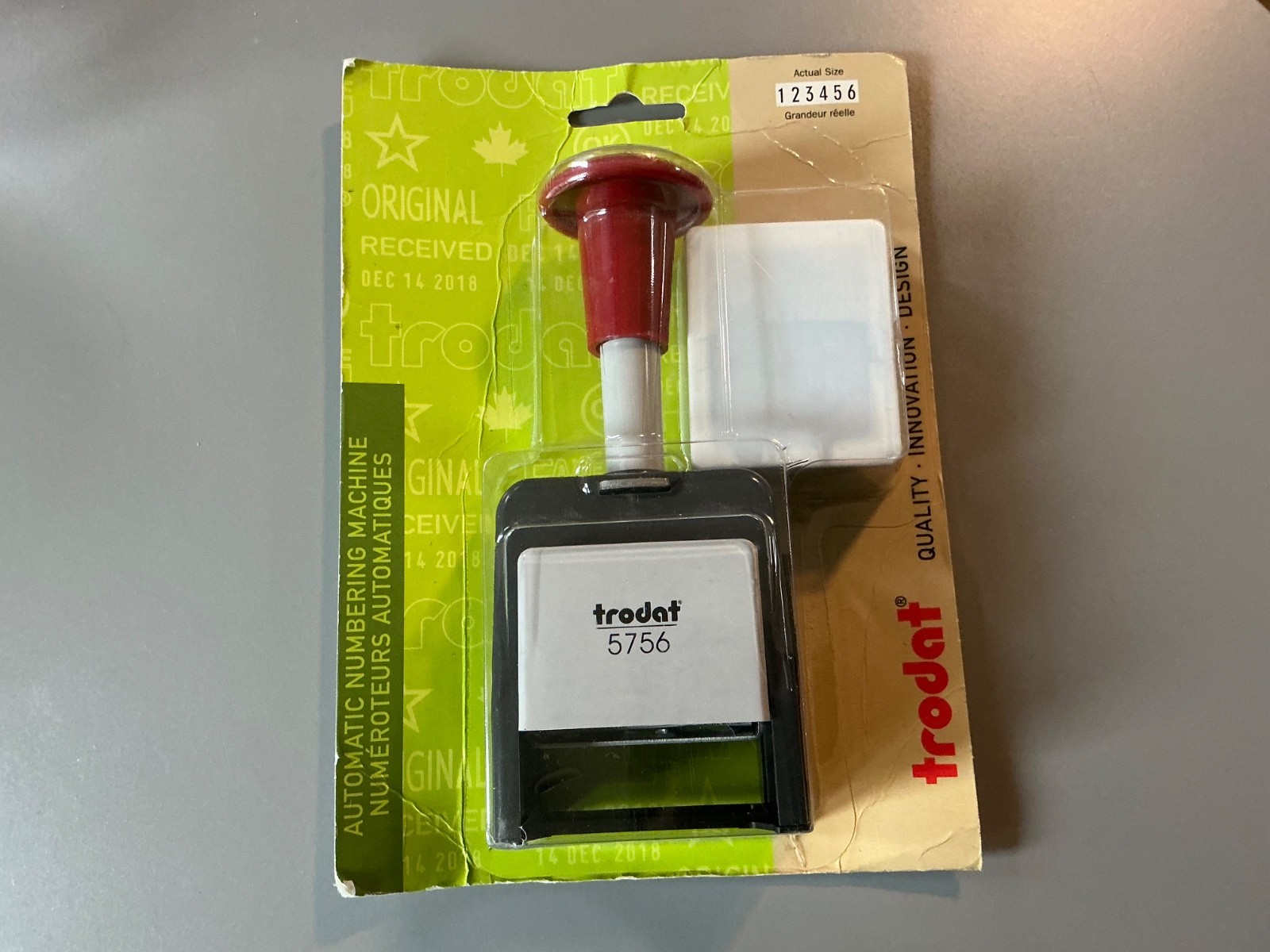 Trodat automatic numbering machine 5756 plastic NEW