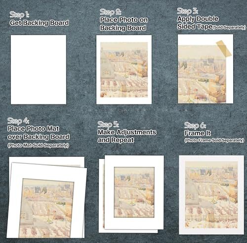 25 Pack 13x19 Picture Backing Boards for Frames Artwork Photos