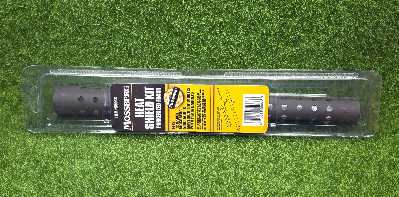 Mossberg 500/590 12 Gauge Barrel Heat Shield Steel Parkerized, Black - 95066