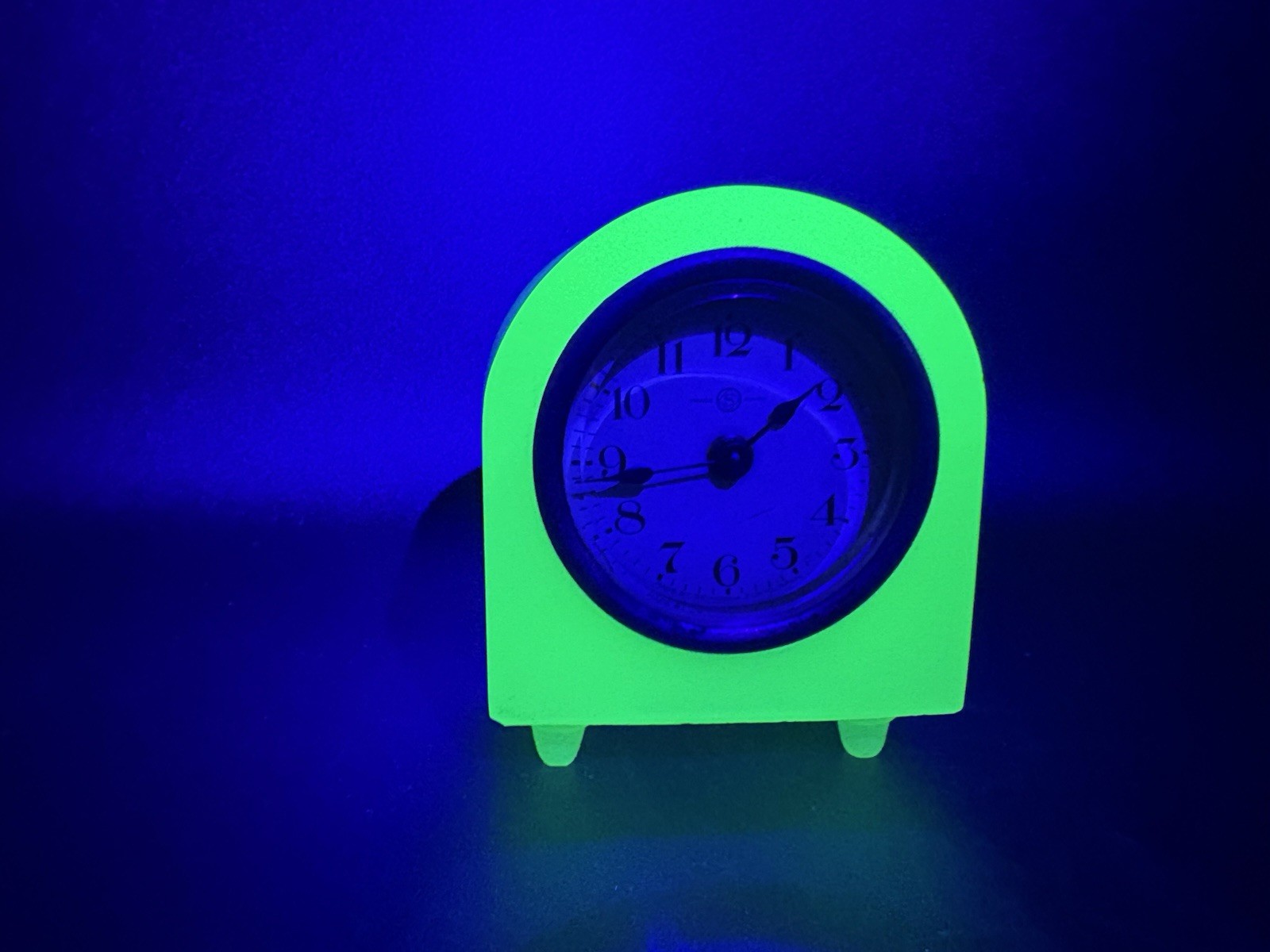 Uranium Glass Clock