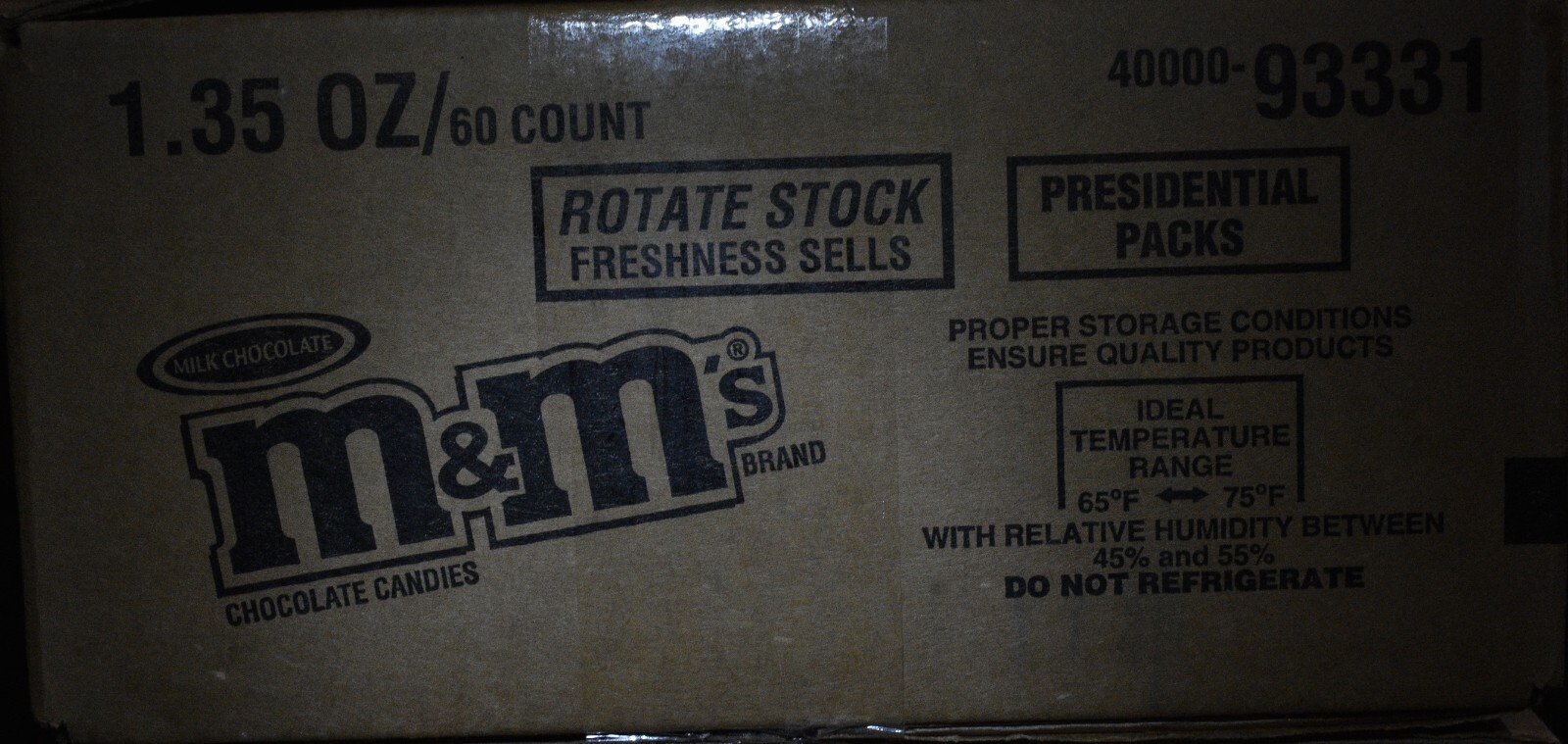 President Donald Trump M&M Plain Chocolate Candy Air Force One 2025