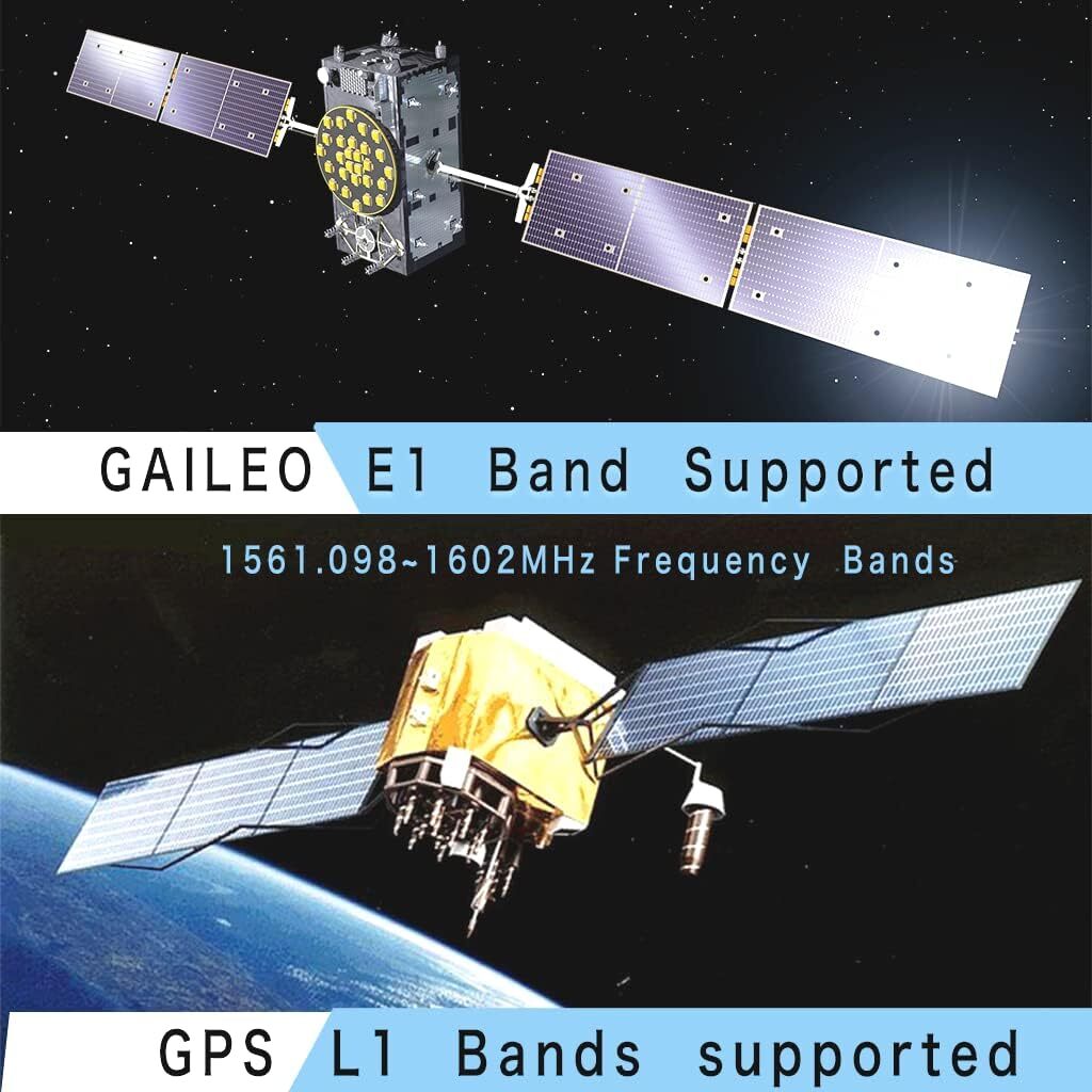 Car High Gain GPS Antenna SMA-Male GNSS Galileo GLONASS BeiDou Adhesive Magnet